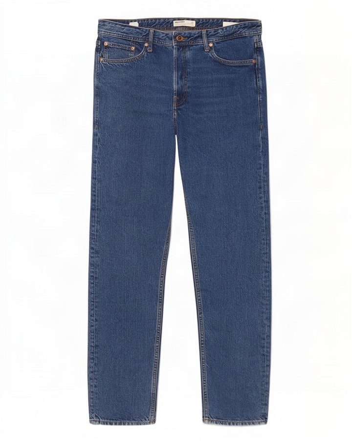 Jack & Jones Straight Jeans til mænd W32 L32 Blå Bomuld
