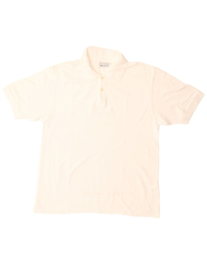 Diadora herre poloskjorte stor hvid bomuld