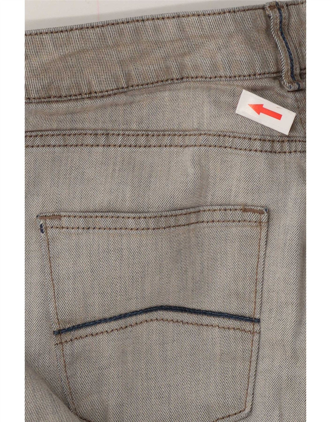 Armani Dame Slim Jeans W28 L29 Grå Bomuld