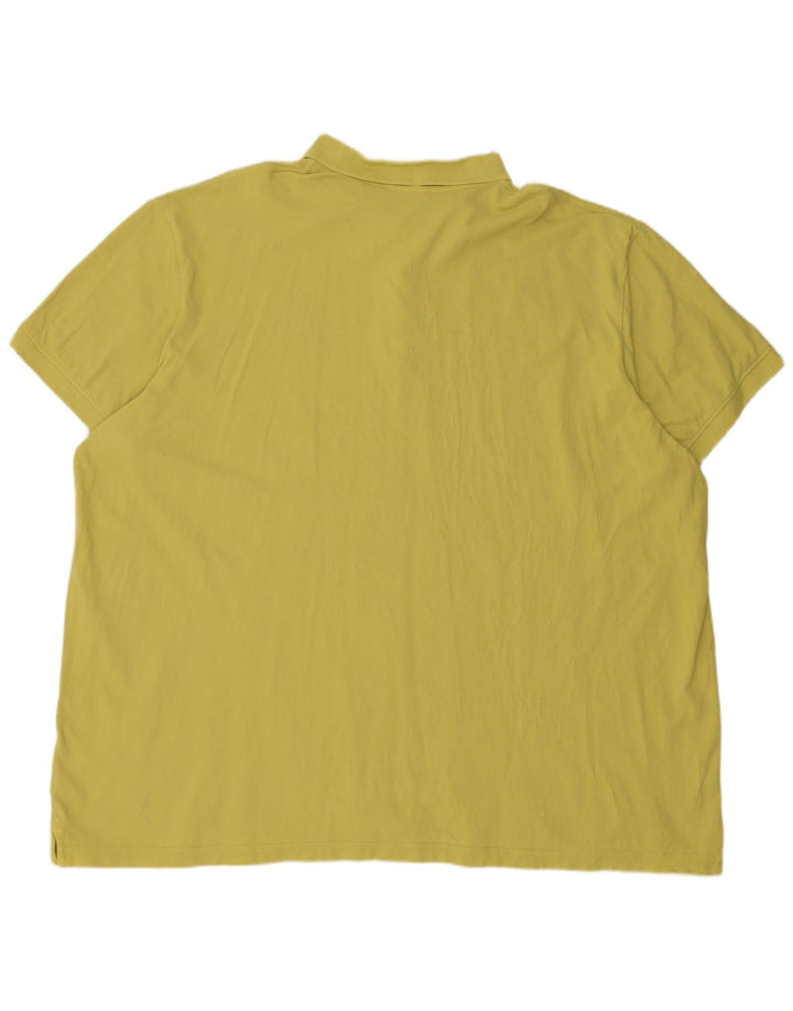 KAPPA herre poloshirt 6XL gul bomuld