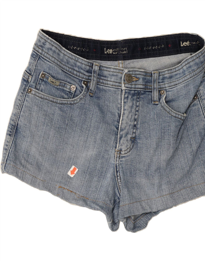 LEE Womens Denim Hot Pants W28 Medium Blue Vintage Lee and Second-Hand Lee from Messina Hembry 