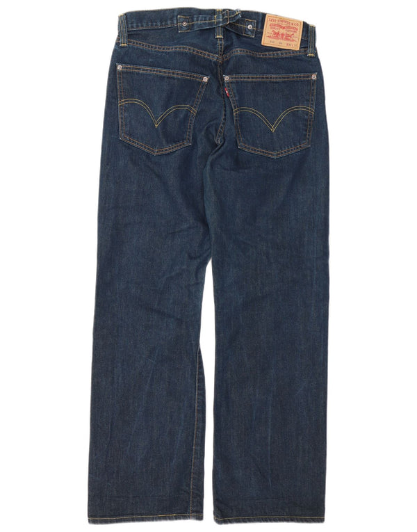 Levi's Herre 542 Flared Jeans W32 L32 Marineblå Bomuld