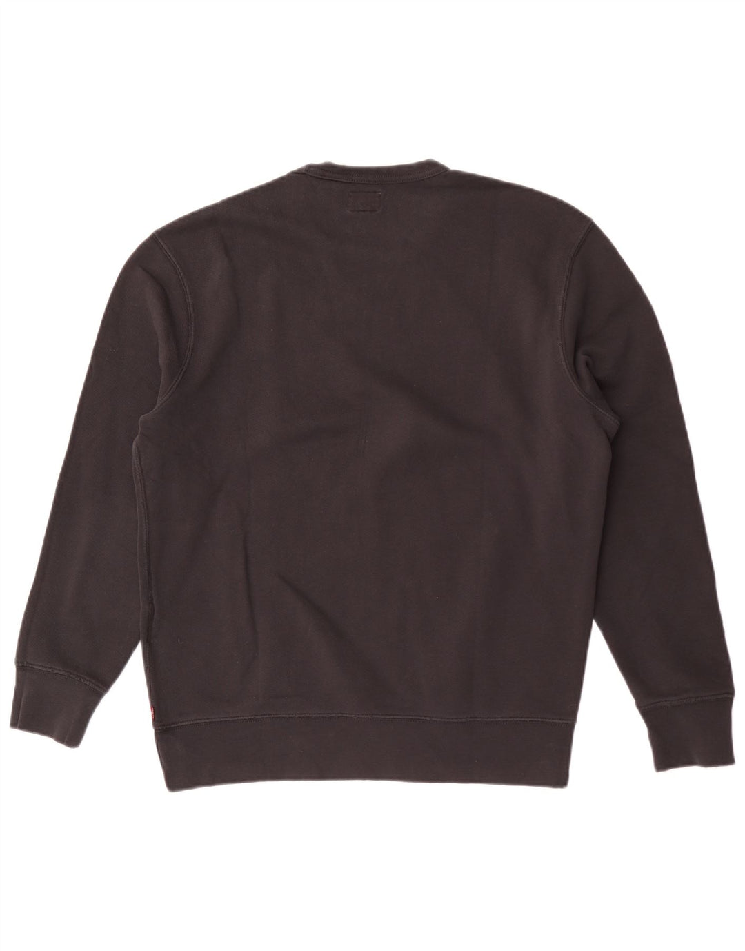 Levi's Dame grafisk sweatshirt Jumper UK 14 Medium Sort Bomuld