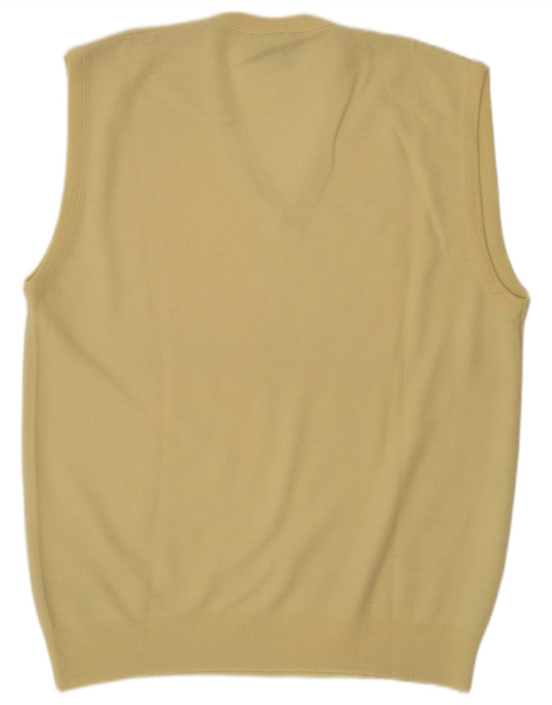 Vintage Herrevest Tank Top IT 52 Stor Gul