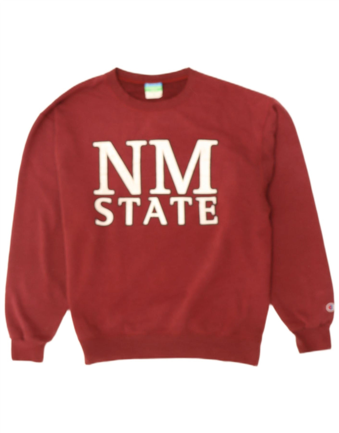 CHAMPION Mens New Maxico State Graphic Sweatshirt Jumper Large Burgundy