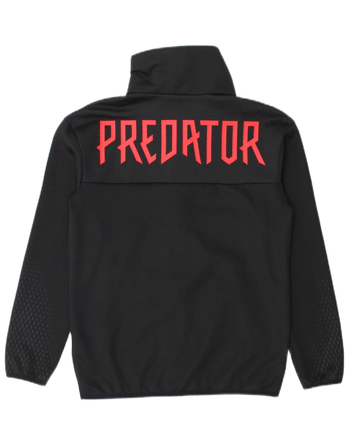 Adidas Boys Predator Graphic Tracksuit Topjakke 11-12 år Sort
