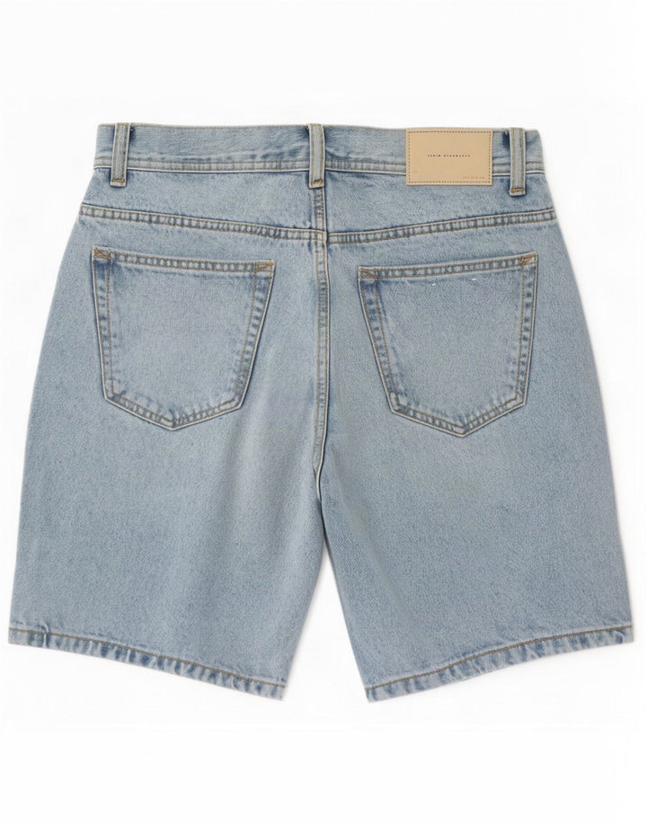 Zara Herre Denim Shorts EU 42 Large W32 Blå