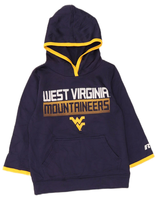 Russell Athletic Boys Hoodie Jumper 4-5 år XS Navy Blue