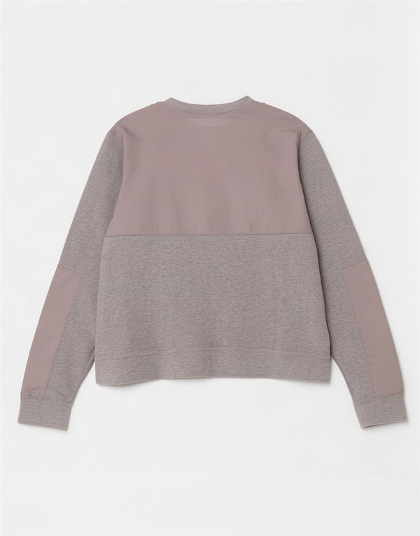 Nike Dame Sweatshirt Jumper UK 14 Large Grå Flecked
