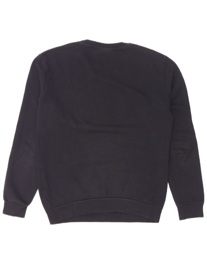 Zara Herre Grafisk Sweatshirt Jumper lille marineblå bomuld