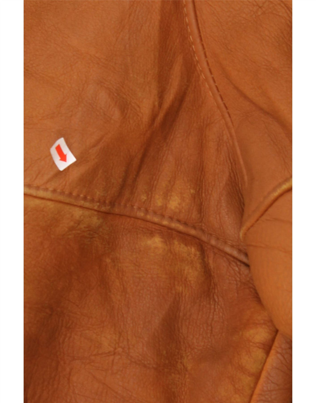 MABRUN Herre Shearling Jacket UK 36 Lille brunt læder