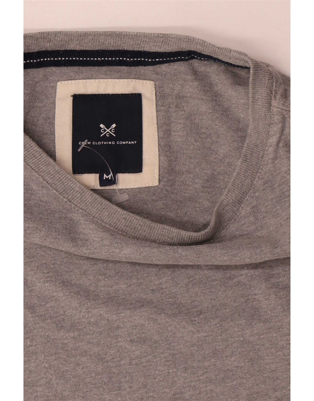 Crew Clothing Herre T-Shirt Top Medium Grey Bomuld