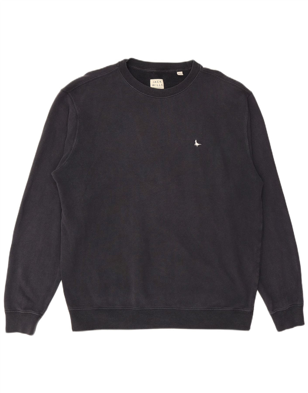 JACK WILLS Herre Sweatshirt Jumper Medium Navyblå Bomuld