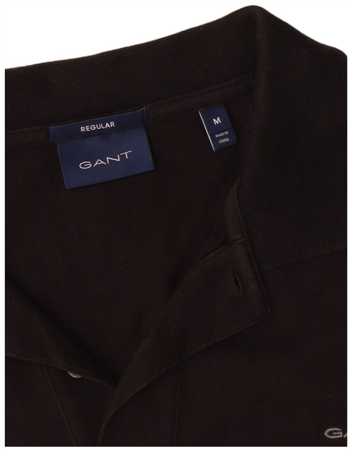 Gant Regular Polo Shirt Medium Sort Bomuld