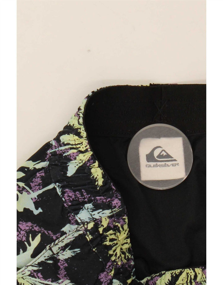 Quiksilver drenge grafiske svømmeshorts 9-10 år medium sort polyester