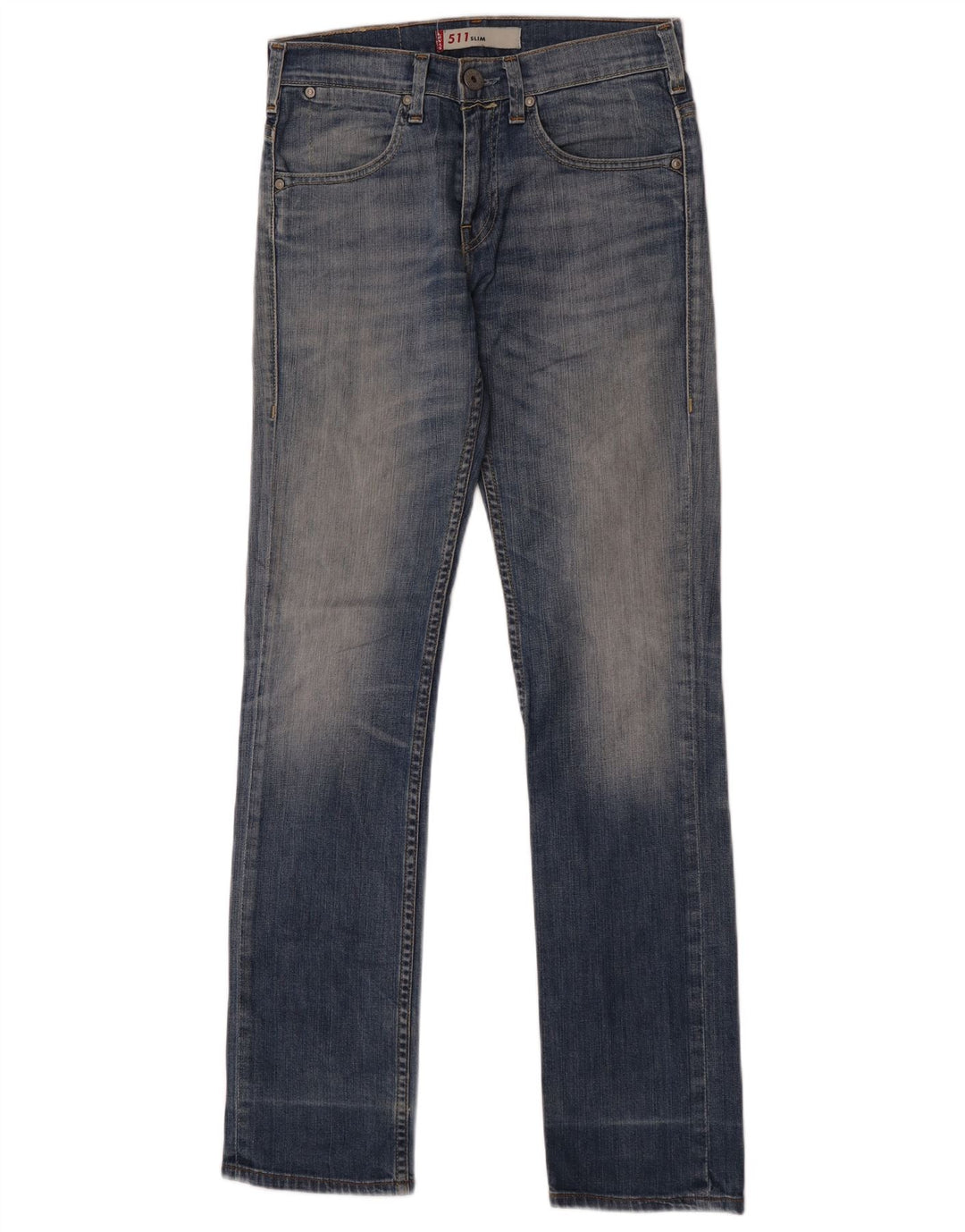 Levi's Herre 511 Slim Jeans W28 L34 Blå