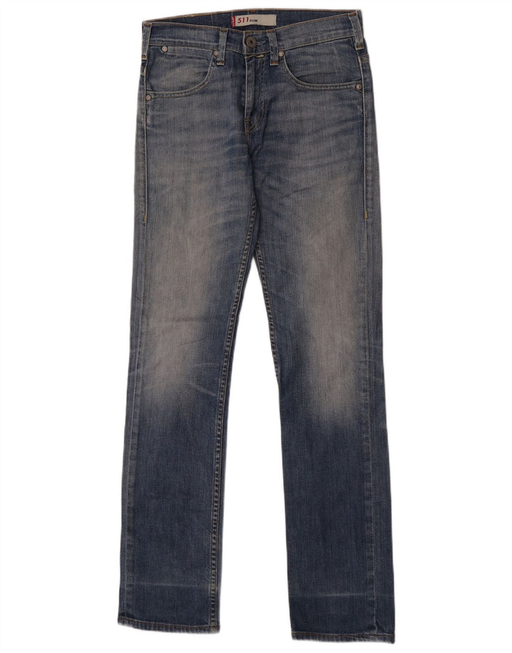 Levi's Herre 511 Slim Jeans W28 L34 Blå