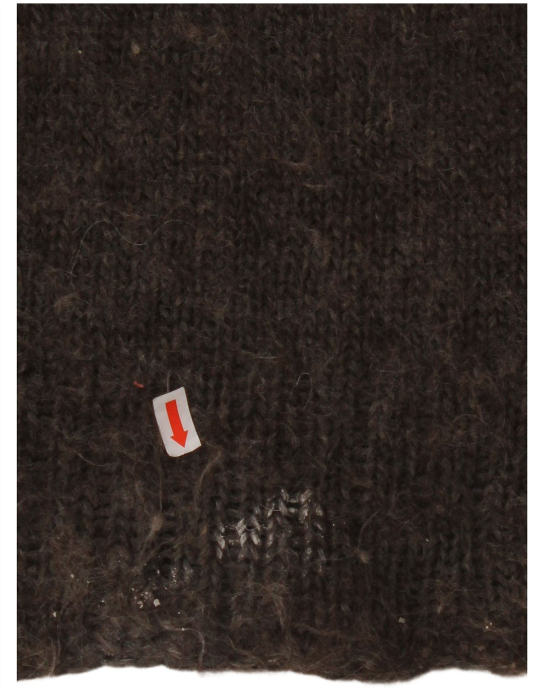 VINTAGE Herrevest Tank Top Medium Brown Fair Isle