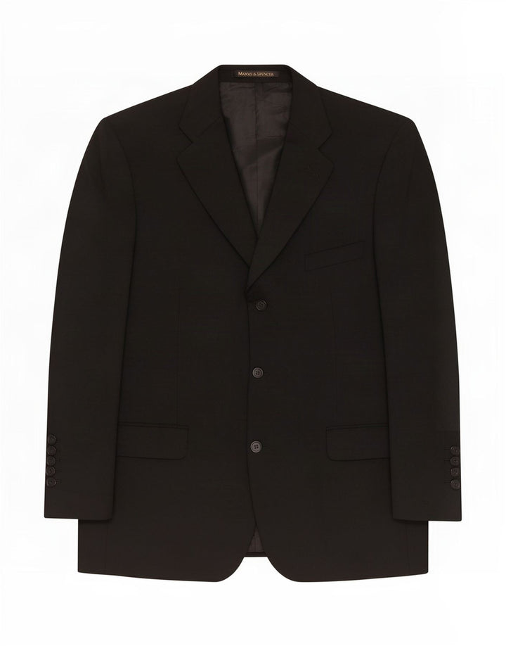 Marks & Spencer Herre St. Michael 3 Button Blazer Jacket UK 44 XL Sort