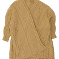 VINTAGE Womens Open Cardigan Sweater UK 20 2XL Beige Vintage Vintage and Second-Hand Vintage from Messina Hembry 