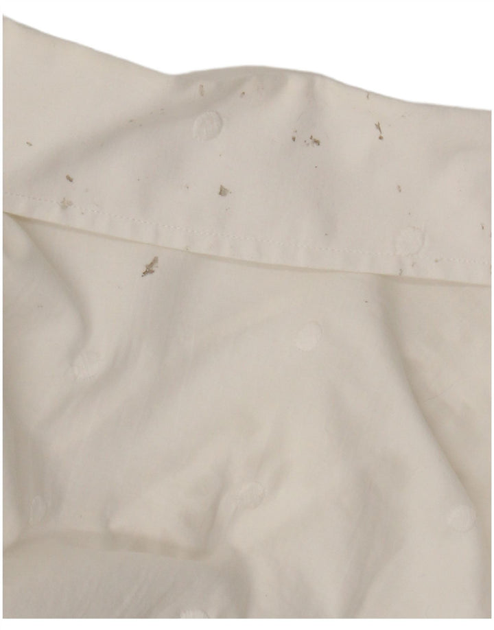 Naracamicie Dame Sleeveless Wrap Shirt Bluse UK 12 Medium White