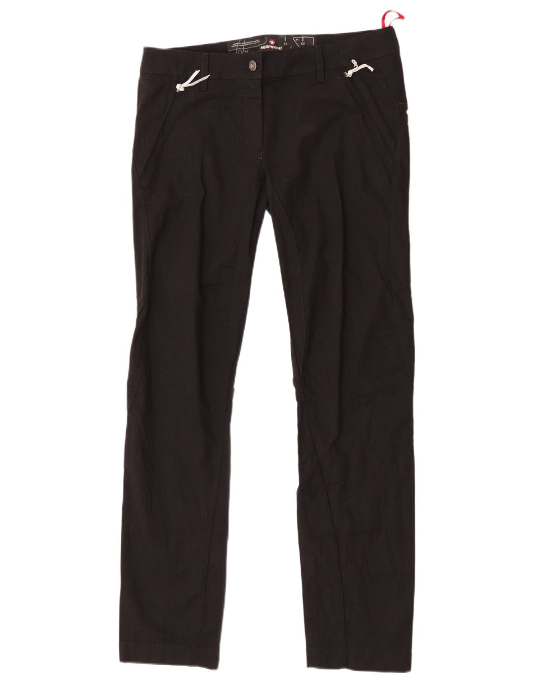 Murphy & Nye Dame Slim Casual Bukser W33 L33 Sort Bomuld
