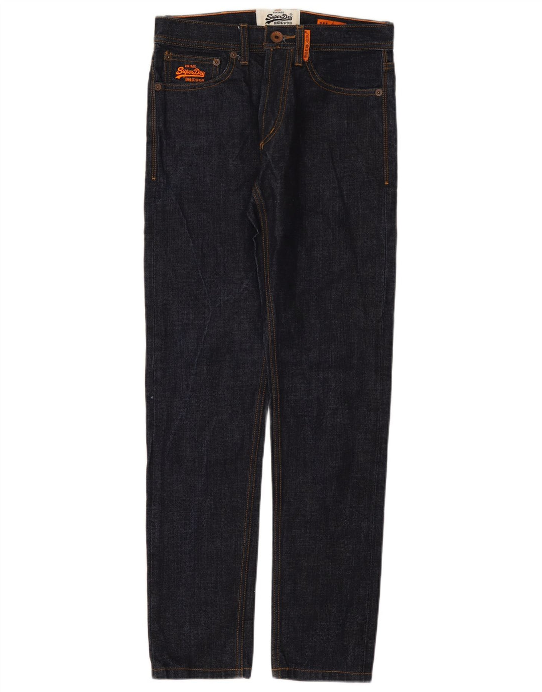 Superdry Slim Jeans til mænd W28 L30 marineblå bomuld