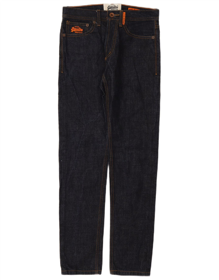 Superdry Slim Jeans til mænd W28 L30 marineblå bomuld
