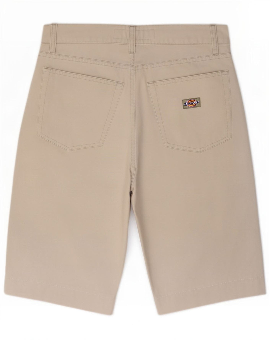 Dickies Dame Denim Shorts Medium W30 Hvid Bomuld