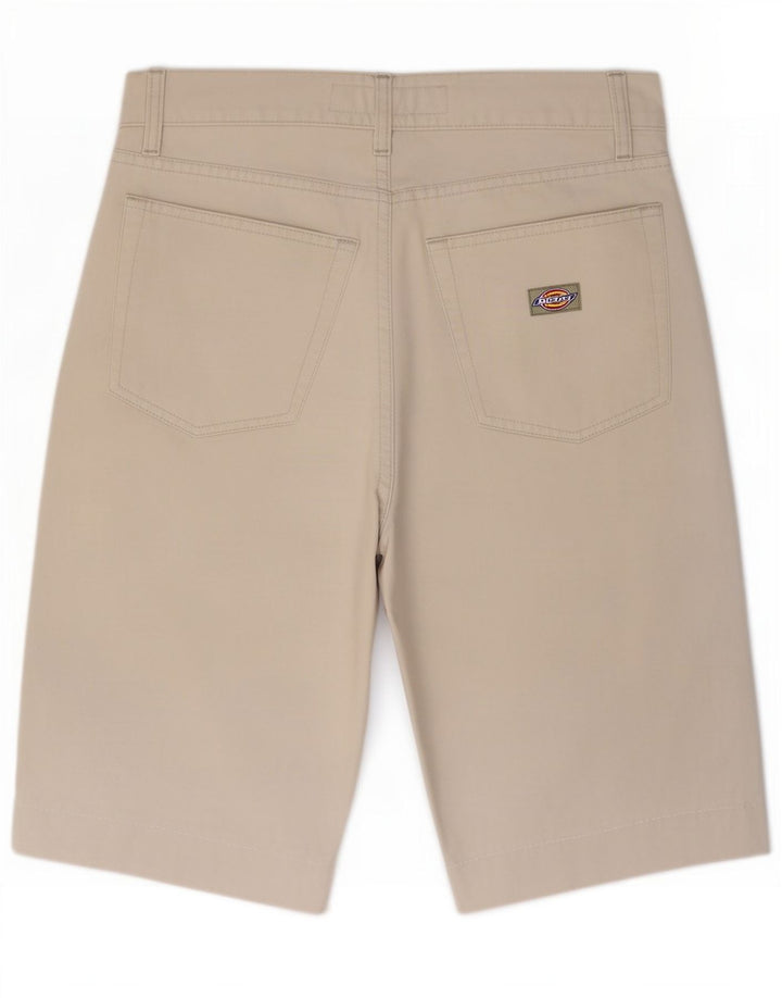 Dickies Dame Denim Shorts Medium W30 Hvid Bomuld
