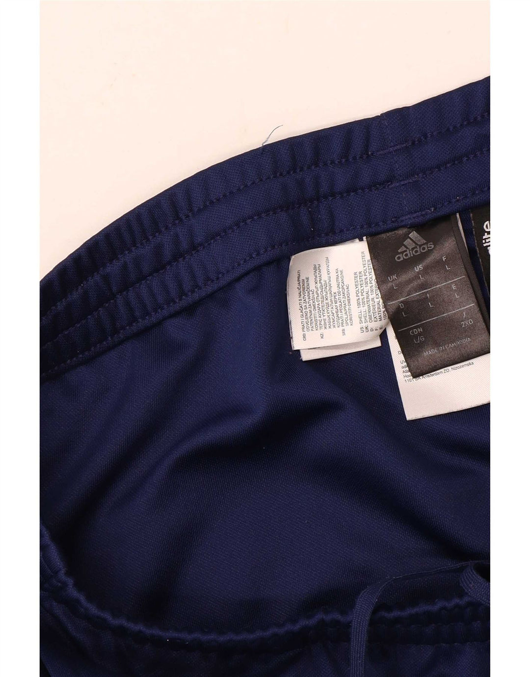 Adidas Herre Climalite træningsdragt Bukser Large Navy Blue Polyester