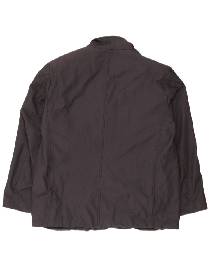 Trussardi Herre Utility Jacket IT 58 4XL Navy Blue Polyester