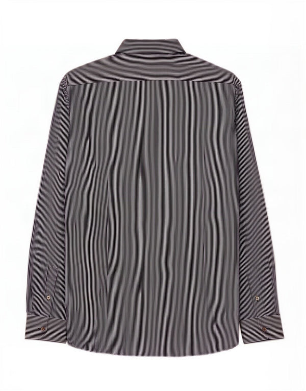 Ted Baker Herreskjorte str. 4 Large Navy Blue Pinstripe