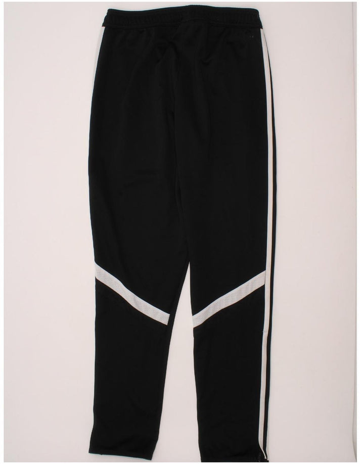 ADIDAS Boys Climacool Tracksuit Trousers 13-14 Years XL Black Polyester Vintage Adidas and Second-Hand Adidas from Messina Hembry 