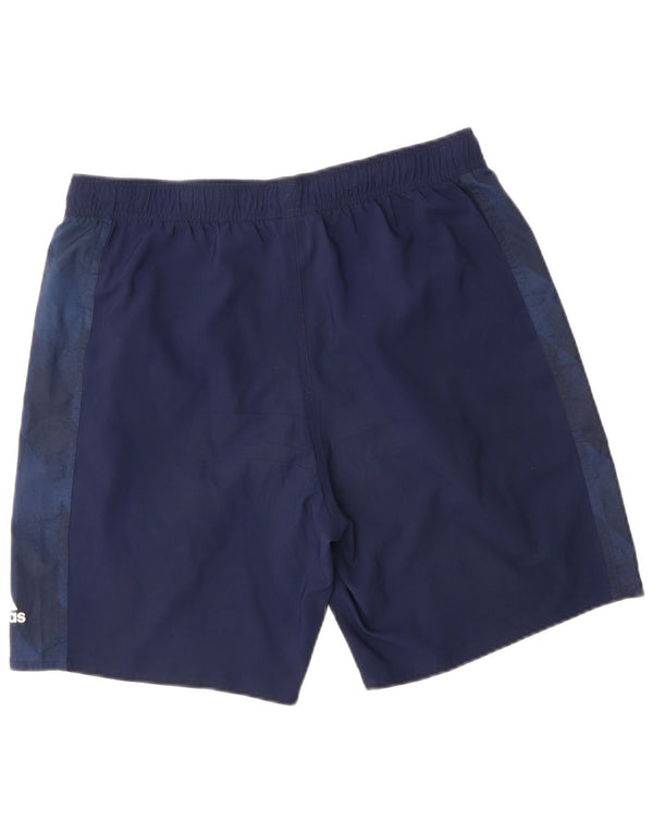 Adidas Herre FC Bayern Munchen Sports Shorts Large Navy Blue Colourblock