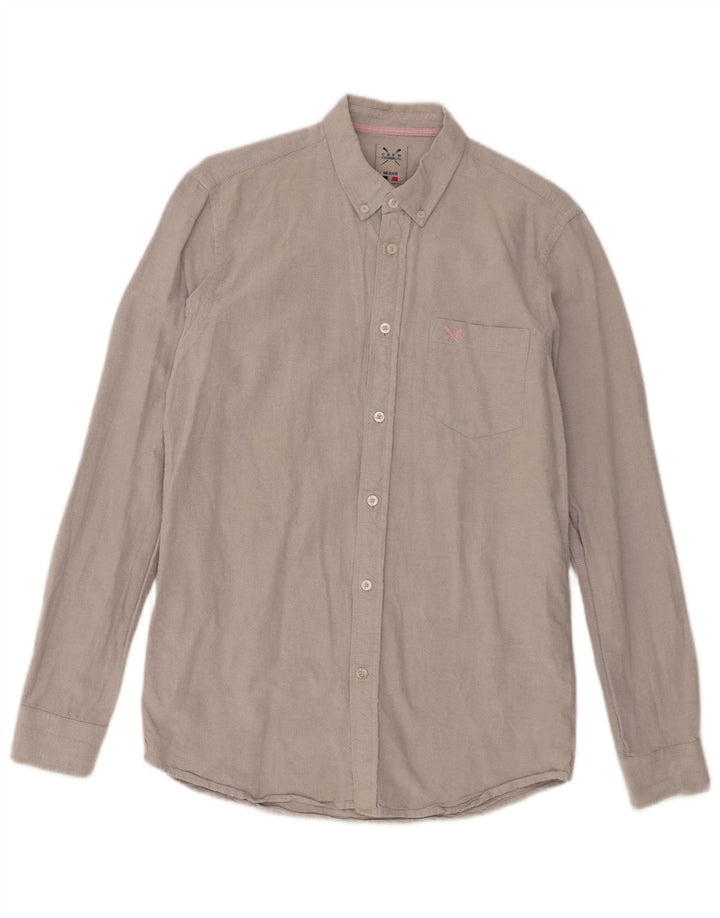 Crew Clothing Herreskjorte Medium Grå Bomuld