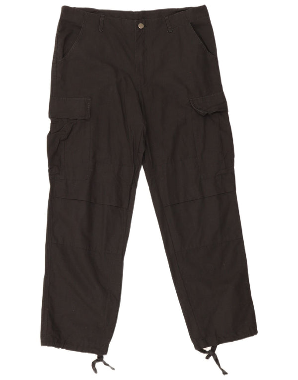 Carhartt Herre Straight Cargo Bukser Medium W32 L29 Sort Bomuld