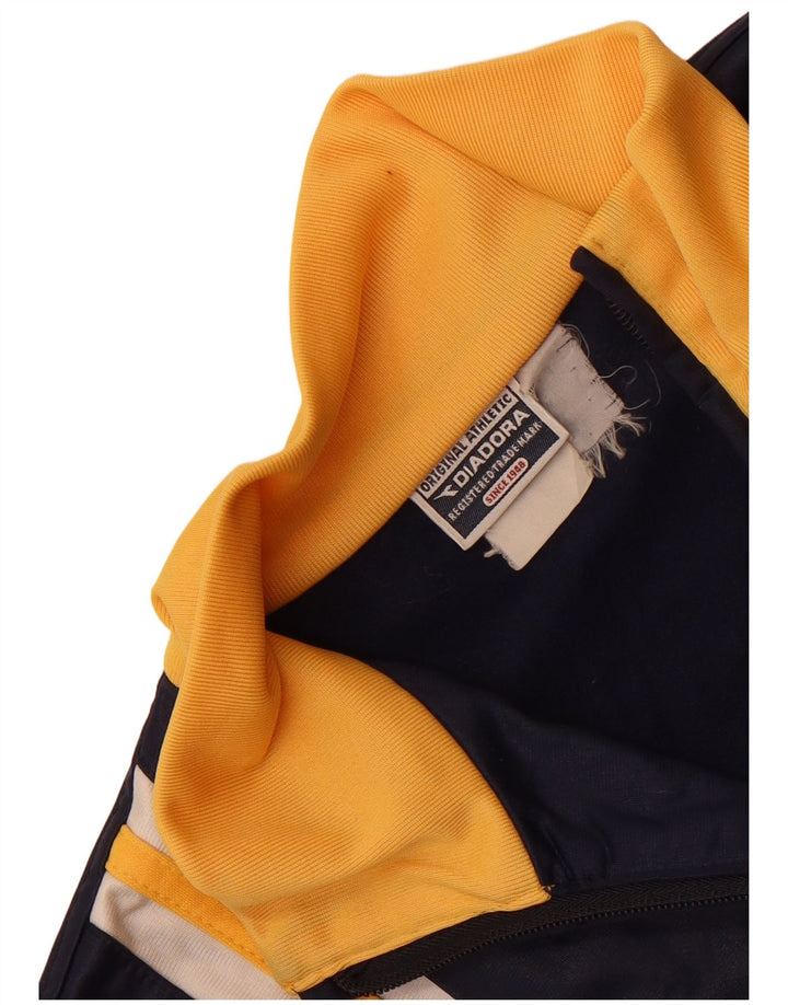 Diadora Træningsdragt til mænd Top jakke Medium Navy Blue Colourblock
