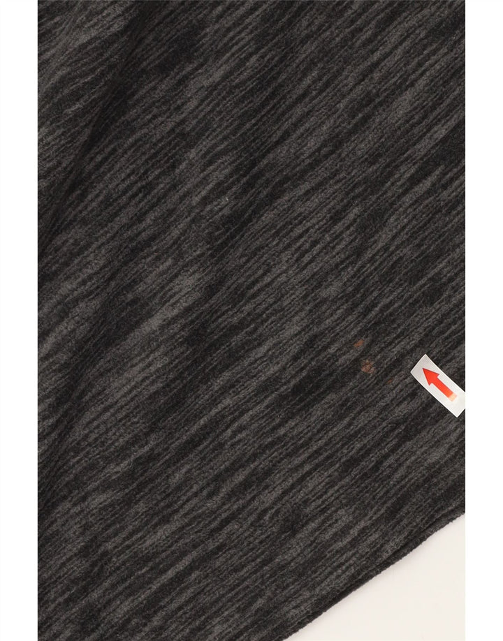 MOUNTAIN WAREHOUSE Herre lynlåshals fleecetrøje Stor grå nålestribe