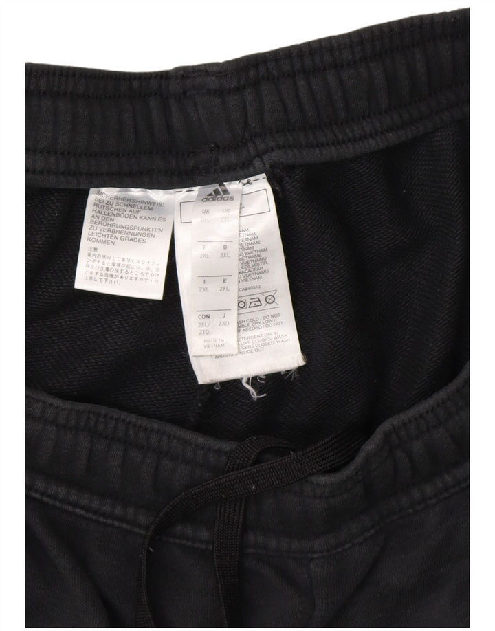 ADIDAS Træningsdragt bukser til mænd 2XL sort bomuld