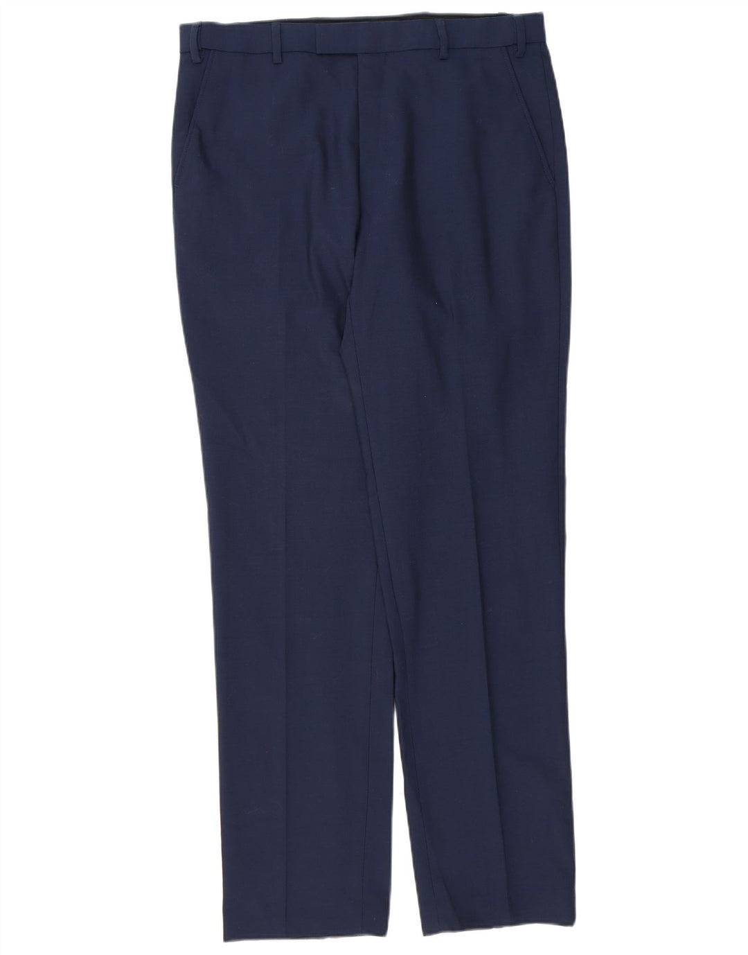 Marks & Spencer Straight Suit Bukser til mænd W34 L33 Blå