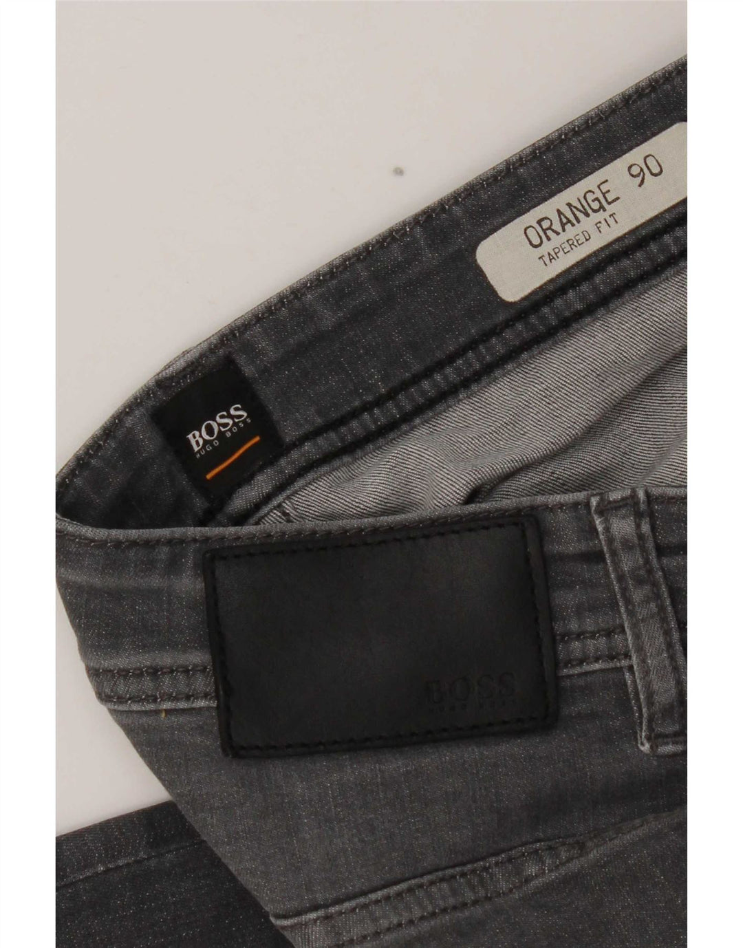 Hugo Boss Herre Tapered Jeans W32 L31 Grå