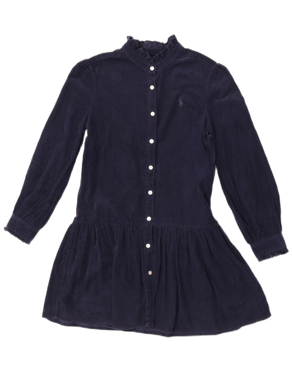 Ralph Lauren Piger Langærmet Drop Talje Kjole 9-10 år Marineblå