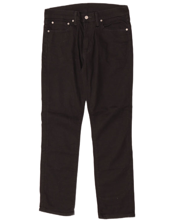 Levi's Herre 511 Slim Jeans W33 L32 Sort Bomuld
