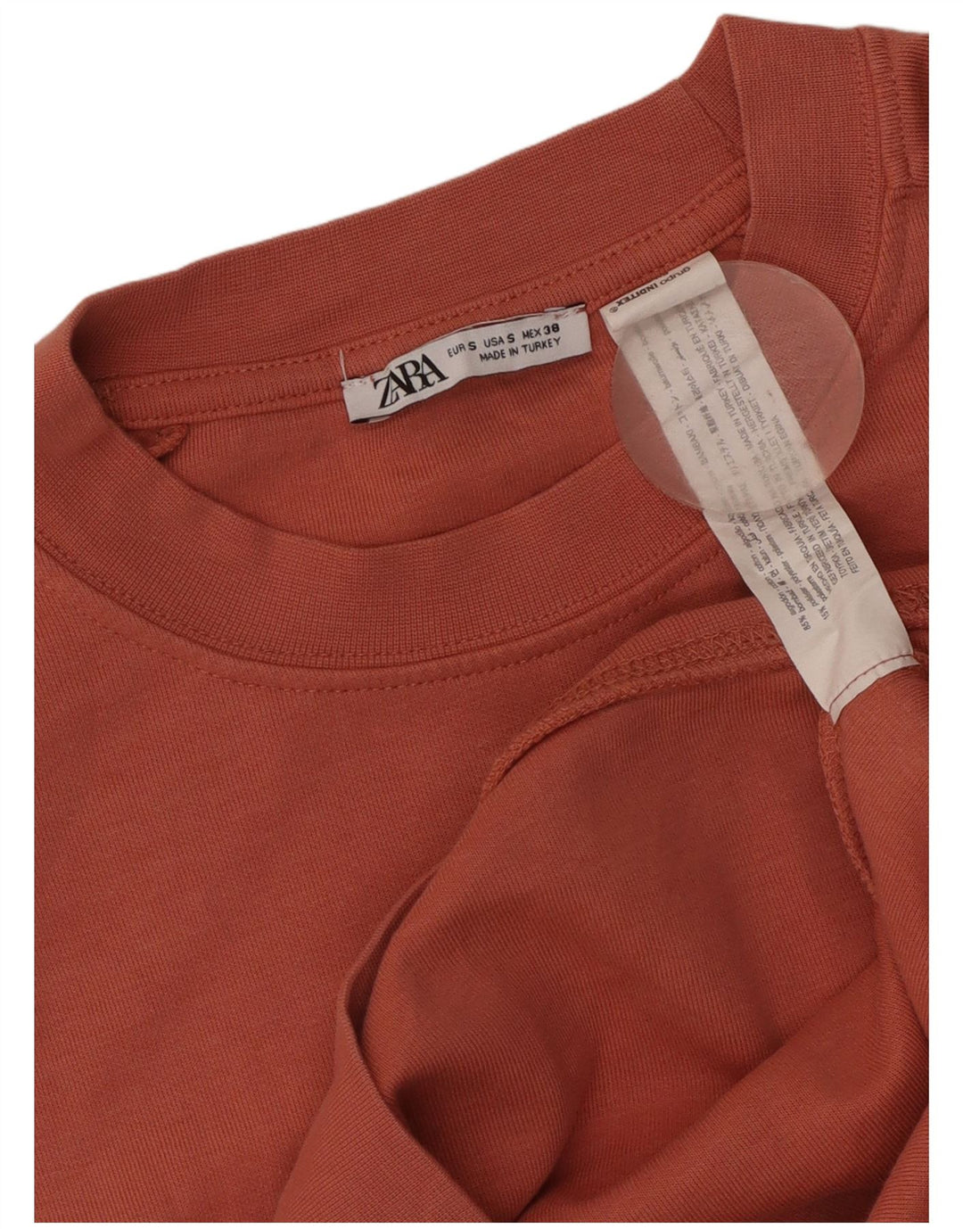 Zara Kortærmet Oversized Sweatshirt Jumper UK 10 Small Pink