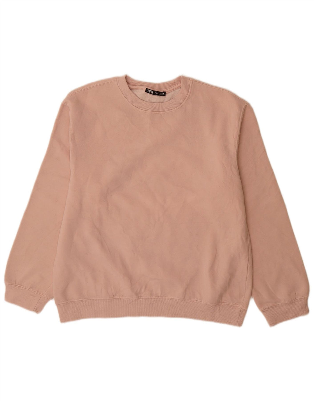 Zara Sweatshirt Jumper UK 14 Medium Pink