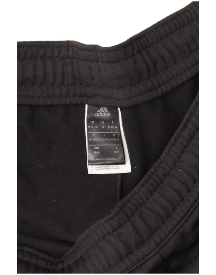 Adidas Træningsdragtsbukser til kvinder UK 12/14 Medium Sort Polyester