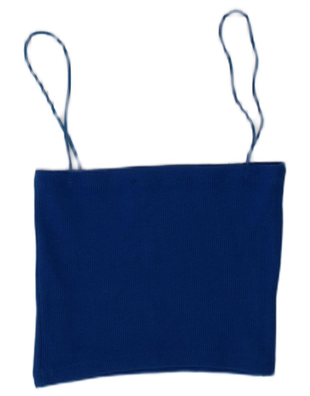 Zara Dame Bralette Cami Top Lille Blå Bomuld