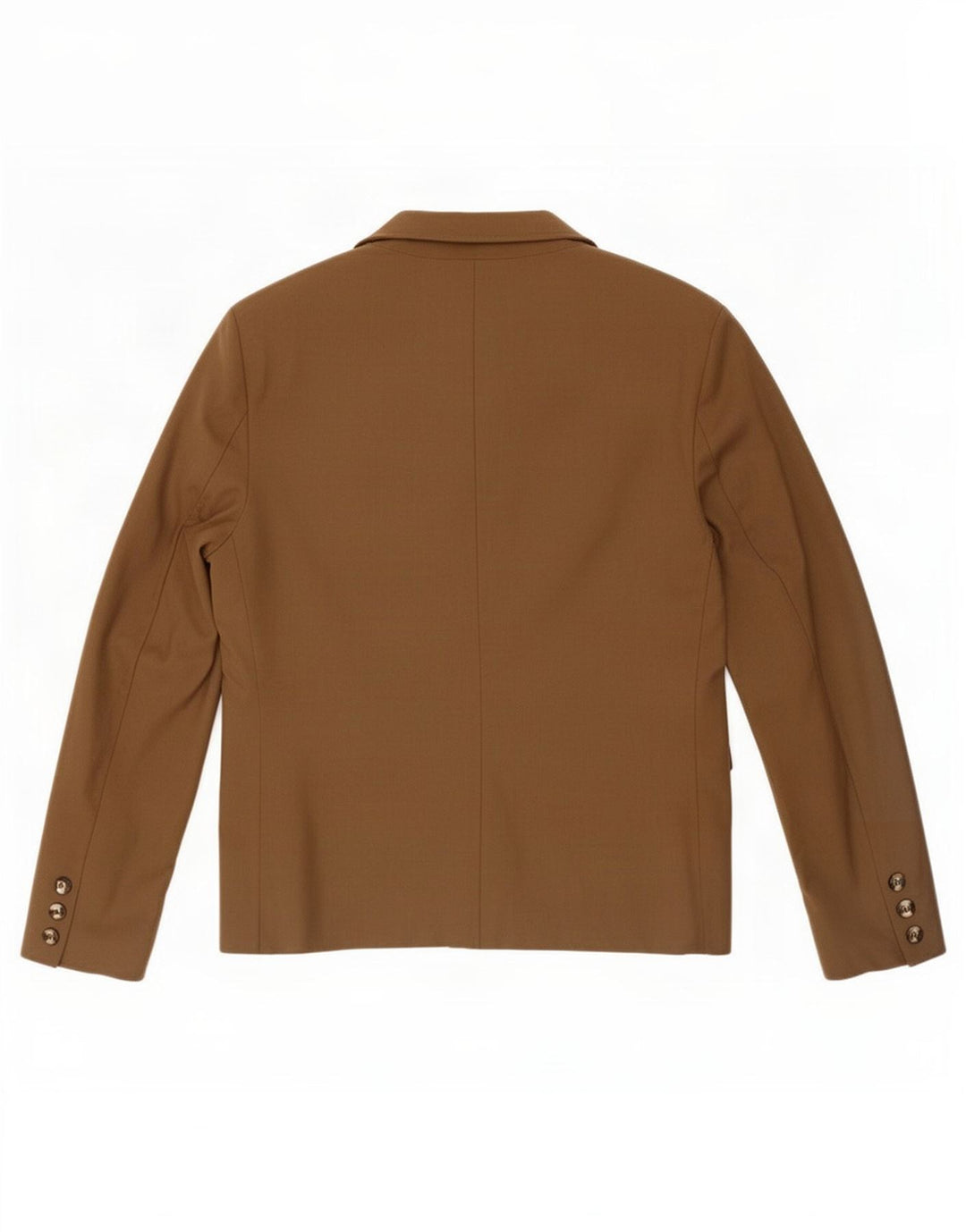 Benetton Dame 3 Button Blazer Jacket UK 16 Large Khaki
