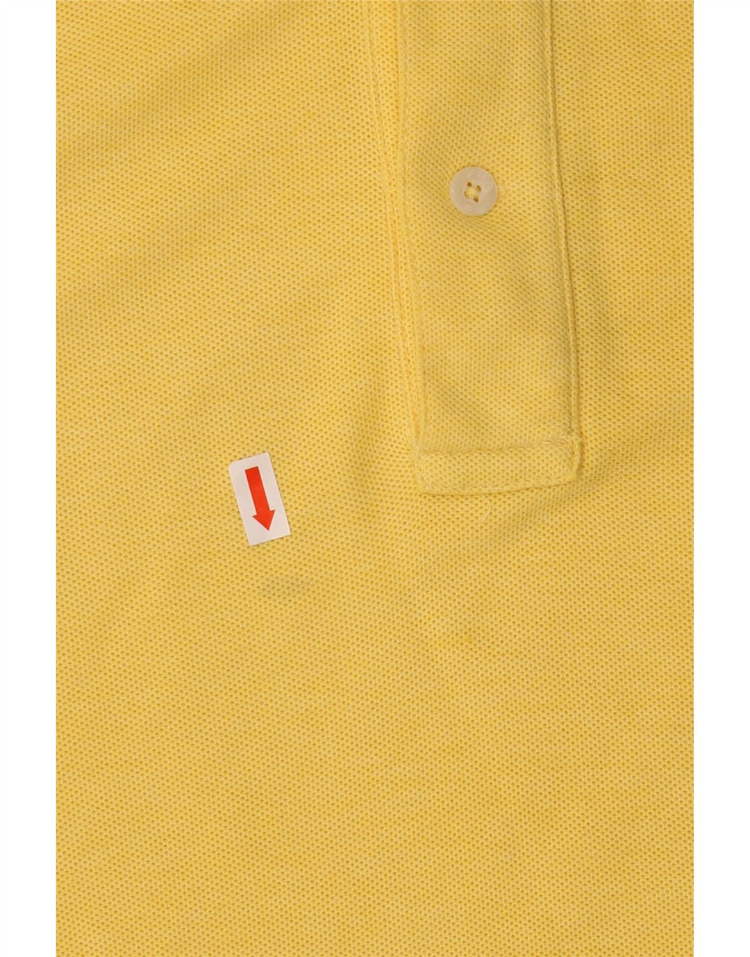 Fila Poloskjorte til mænd IT 48 Medium Gul Bomuld